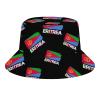 Eritrean Flag Unisex Bucket Hat Sun Beach Cap Fisherman Summer Travel Hats view 1