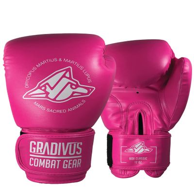 Classic Series Boxing Gloves (Pink, 12oz)