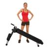 DF6000 Abdominal Crunch Bench  400 LBS Capacity Adjustable Sit up Bench  Ab Training Station for Home Gym by Deltech Fitness view 1