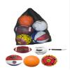 Biggz Bag of Sport Balls  Basketball, Soccer Ball, Football, Volleyball, Orange Playground Ball, and Pump view 1
