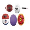 Biggz Bag of Sport Balls  Basketball, Soccer Ball, Football, Volleyball, Purple Playground Ball, and Pump view 3