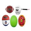 Biggz Bag of Sport Balls  Basketball, Soccer Ball, Football, Volleyball, Green Playground Ball, and Pump view 2