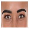 HPO Unisex Fake Human Hair Self Adhesive Bushy Eyebrows | Novelty False Facial Hair | Dark Brown view 1