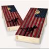 American Flag Lineman Patriotic Cornhole Board Vinyl Wrap Laminated Sticker Set Decal view 1
