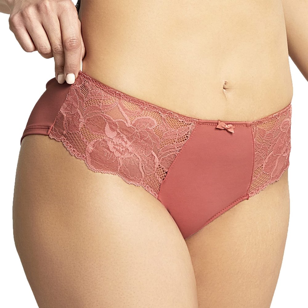 Panache Rocha Matching Brief (10342),Small,Garnet Rose - Garnet Rose,Small