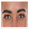 HPO Unisex Fake Human Hair Self Adhesive Bushy Eyebrows | Novelty False Facial Hair | Brown Color view 1