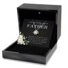 Love Knot Rose Gold Necklace Luxury Box Loss of Father Bereavement Condolence Sympathy Gift to Grieving Friend view 2