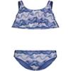 Under Armour Girls' Two Piece Bikini Swimsuit, UPF 50+ Sun Protection, Quick Drying Bathing Suit, Nebula Purp, 2T view 1