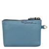 Anna by Anuschka Women's Hand Painted Leather Coin Pouch, Magical Dragonflies view 2