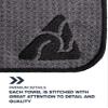 Rogue Endeavor Fishing Towels (Pack of 3)  Microfiber Towels for Fishing with Belt Loop and Carry Bag (Gray) view 4