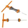 Enajucy Bike Headset Press Tool - Bicycle Headset Bearing Press-in Tool - Bike Headset Cup and Bottom Bracket Press Installer Accessories (Orange with 1 Thrust Bearing) view 3