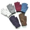 WILLWA 1 Pair of Knitted Gloves Winter Solid Color Full Finger Gloves Men and Women Gloves Thickened Cycling Gloves (Color : White, Size : One) view 3