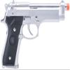 Evike Airsoft - Matrix Elite M9 Gas Blowback GBB Airsoft Pistol (Color: Silver) view 4