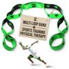 Two8 Bands Multi Loop Resistance Band for Working Out - Green, Movement Band (Light) - Home Gym Loop Resistance Bands for Women & Men, Athletic Rehab Equipment Workout Loops, Sports Fitness Gear view 1