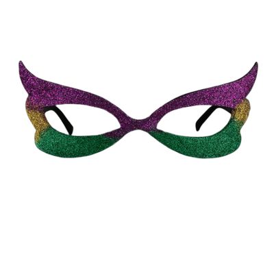 blinkee Sparkling Glitter Eyeglasses Mask for Mardi Gras New Orleans