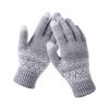 WILLWA Women's Winter Warm Knitted Thickened Elastic Gloves Women's Warm Casual Girls' Gloves (Color : N398-Black, Size : One Size) view 2
