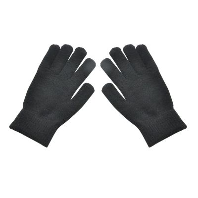 WILLWA Fashion Women's Autumn and Winter Warm Sports Fitness Cycling Gloves Women's Wool Knitted Cashmere Gloves (Color : A, Size : One Size)