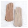 WILLWA Women's Autumn and Winter Warm Ultra-Thin Cashmere Solid Gloves Cycling Fabric Elegant Windproof (Color : Green, Size : One Size) view 3