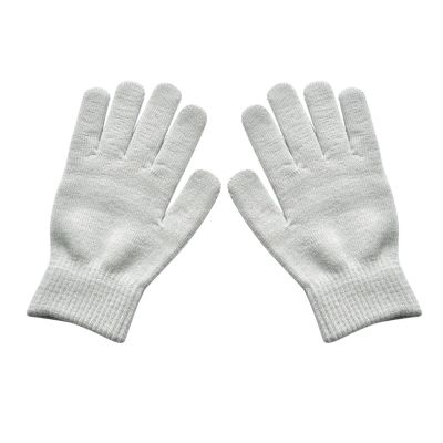 WILLWA Fashion Women's Autumn and Winter Warm Sports Fitness Cycling Gloves Women's Wool Knitted Cashmere Gloves (Color : D, Size : One Size)