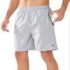 NORTHYARD Men's Athletic Running Shorts Quick Dry Workout Shorts Lightweight Sports Gym Basketball 7"/ 9"/ 5" Tennis Hiking Exercise Grey-7 inches 3XL view 3