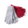 WILLWA Women's Winter Double Warm Knitted Full Finger Gloves Women's Wool Riding Driving Gloves (Color : Beige, Size : One Size) view 4