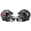 Riddell Air Force Falcons 63rd Fighter Squadron Revolution Speed Mini Football Helmet - Green Gridiron view 2