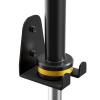 JNIHEEP Single Olympic Barbell Hanger,Garage Gym Bar Wall Rack,Vertical Barbell Mount Rack,Silver Powder Coated,Space Saving Commercial or Home Gym Accessory,Holds Under 33mm Bar Size(Black) view 1