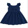 Blue Dresses for Girls 3T 4T Summer Dresses for Girls Tie Back Casual Sleeveless Vintage Sundress view 1