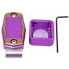 Billiard Chalk Case,Mini Portable Magnetic Billiard Chalk Case Box Mini Cue Tip Chalk Holder Billiard Pool Accessories(Purple) view 1