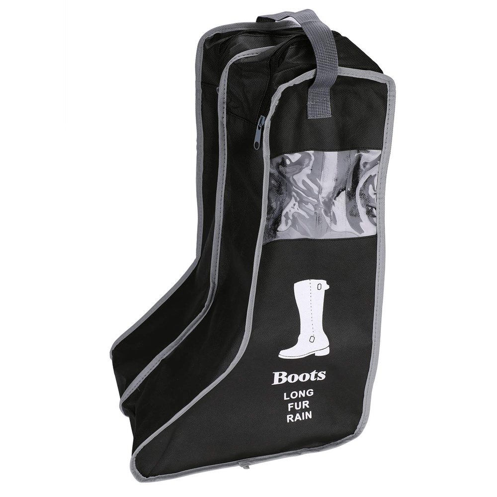 Short Tall Boot Storage Bag Portable Visible Water Dustproof Shoes Boots Protector for Home Travel Cowboy Boot Organizer for Men Women Snowboard Boots Storage Leather Snow Boots Bag