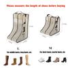 Short Tall Boot Storage Bag Portable Visible Water Dustproof Shoes Boots Protector for Home Travel Cowboy Boot Organizer for Men Women Snowboard Boots Storage Leather Snow Boots Bag view 3