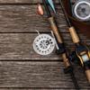 Outdoor Metal Ice Fishing Rod Front Wheel Right Hand Reel with Brake Accessory Fishing Reel(Ice Fishing Reel 60), Ice Fishing Wheel Metal Ice Fishing Wheel Fishing Reel Fishing Wheel Reel Ice Fis view 4