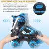 Nattork Kids Roller Skates for Boys Girls, 4 Sizes Adjustable Quad Skates with Light up Wheels,Beginner Kids Roller Skates Indoor Outdoor view 4