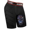 KOOPOW Boys Sliding Shorts Youth Baseball Cup Slider Shorts with Soft Protective Athletic Cup Baseball, Football, Lacrosse Black/Red view 1