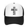 Christian Bible Verse Jesus The Way John 14:6 Trucker hat Men Baseball Cap Black Hats Sun Dad Hat Women Cowboy hat view 2