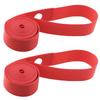 ZZLZX Bike Rim Strips 26" x 20mm 2PCS 26" x 20mm Resistant Durable Elastic Nylon Red Bicycle Rim Tape Bike Wheel Liner for Road Bike MTB Mountain Bike Tube Protector Wheel Liner, Bike Rim Tape view 1