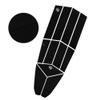 AQUBONA 11 Piece Surf Small Deck Traction Pad Premium EVA Grip Foam with 3M Adhesive for Longboard Paddleboard Surfboard, Deck Pad/Traction Pad/Tail Pads White, Black view 1