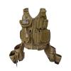 Spec Ops Tool Gear SF-18 Charlie 2.0 Tactical Tool Vest & Belt  Modular MOLLE Work Vest with Multi-Pouches, Lightweight, Weight-Dispersing | Medium | Coyote Tan view 1