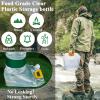 Tessco for you 36 Pcs 1.3 Gallon Collapsible Water Storage Bag Water Container Emergency Jug Plastic Storage Pouch Freezable Carrier Tank Foldable Bottle for Outdoor Sport Camping (Clear) view 3