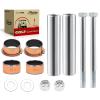 Roykaw EZGO TXT/PDS Kingpin Spindle Bushing Kit for 2001-Up Golf Cart Models, Replaces OEM # 70648-G01, 70745-G01, 614034 view 1