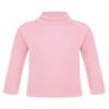 WinChang Kids Boys Girls Turtleneck Thermal Underwear Winter Baselayer Shirts Long Sleeve Solid Sweater Pullover Pink 7-8 Years
