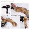 homeemoh Faux Fur Trim for Hood Replacement, Women's Faux Fur Collar Scarf Neck Collar Replacement for Winter Jacket Coat,50cm/19.68",Russet Jacquard view 4