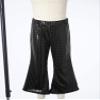 LiiYii Big Girls Boys Hip Hop Modern Jazz Flared Pants Street Dance Trousers Competition Shiny Sequins Pants Black 13-14 Years view 4