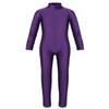 YOOJIA Kids Girls Long Sleeve Full Body Dance Laotard Unitard Gymnastics Ballet Dance Bodysuit Spandex Zentai Jumpsuit Purple 13-14 view 1