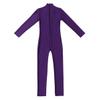 YOOJIA Kids Girls Long Sleeve Full Body Dance Laotard Unitard Gymnastics Ballet Dance Bodysuit Spandex Zentai Jumpsuit Purple 13-14 view 4