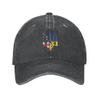 Vintage Support Ukraine American Flag Cap Ukrainian National Emblem Ukraine Hat I Stand with Support Ukraine Pride Hat Black view 1