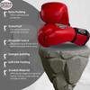 Boxing Gloves 2 Pack for Kids Men Womens Boxing Gloves Set of 2, Best for Boxeo Training, Kickboxing, Muay Thai, Heavy Bag Workout, Sparing Gear with Ultra Wide Wrist Support Siz 4OZ-16OZ view 3