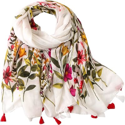SCAPH Scarf Ear Women's Fashion Women's Elegant Scarf Soft Shawl Collar Scarf Shawl Phrase (Color : M, Size : One Size)