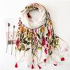 SCAPH Scarf Ear Women's Fashion Women's Elegant Scarf Soft Shawl Collar Scarf Shawl Phrase (Color : M, Size : One Size) view 2