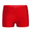 Huimingda Kids Girls Athletic Gymnastics Shorts Dance Shorts Tumbling Volleyball Cheer Ballet Bottoms Red 5-6 Years view 1